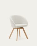 Marvin brown chenille swivel chair
