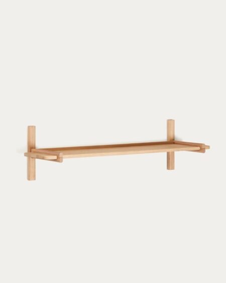 Sitra modular shelf, 1 solid oak wood shelf in a natural finish,