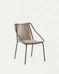 Zivia outdoor chair in ecru rope cord