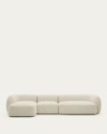Martina ecru chenille 4-seater