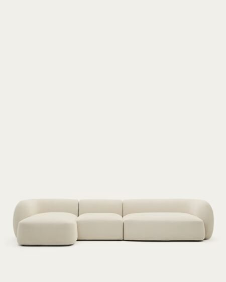 Martina ecru chenille 4-seater